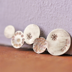 再販　BRASS　雪んこ　ブローチ　受注制作 6枚目の画像