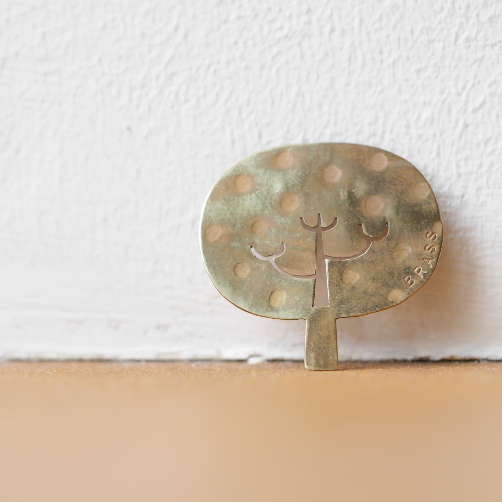 再販　BRASS 　冬の森　ブローチ　受注製作