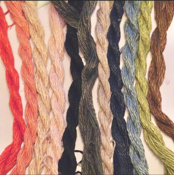 [替換用] 亞麻繩有10種顏色可選♪ 第1張的照片