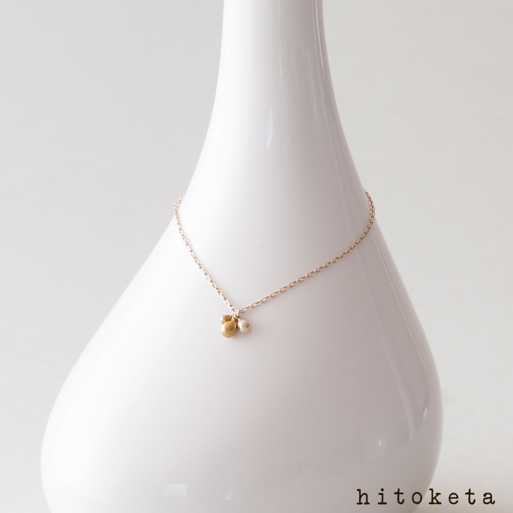 雨のしずくネックレス**ステンレスチェーン〔RP〕