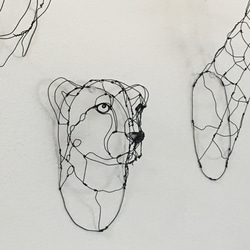 チーター 3Dワイヤーアート 4枚目の画像