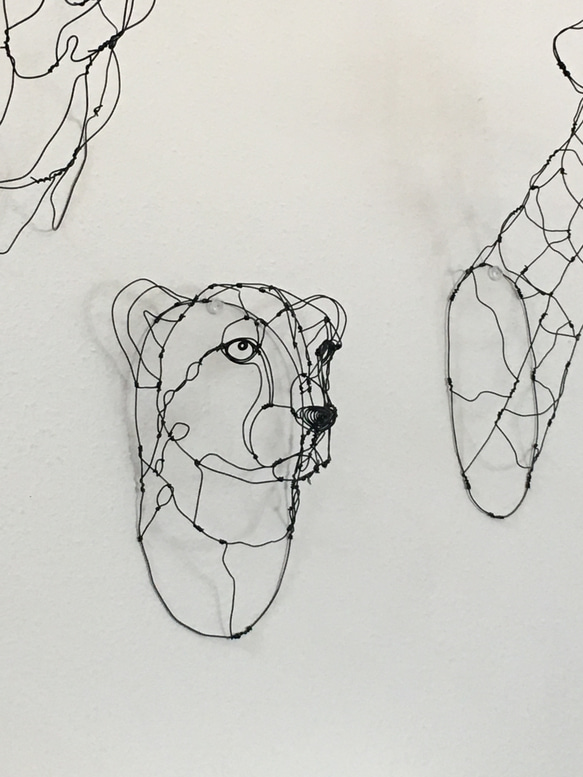 チーター 3Dワイヤーアート 4枚目の画像