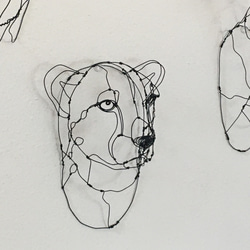 チーター 3Dワイヤーアート 5枚目の画像