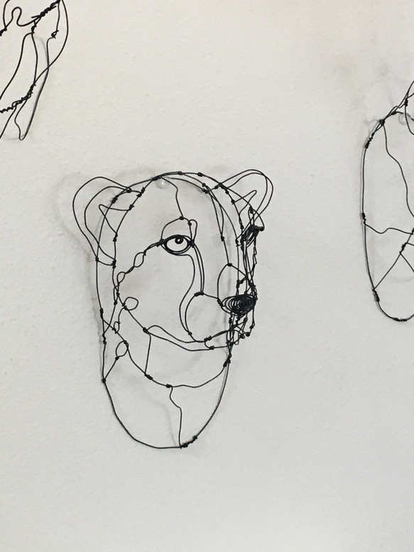 チーター 3Dワイヤーアート 5枚目の画像