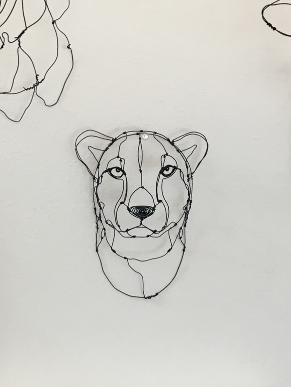 チーター 3Dワイヤーアート 6枚目の画像