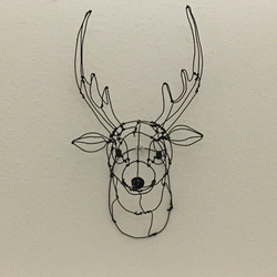 鹿 3Dワイヤーアート 2枚目の画像