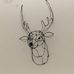 鹿 3Dワイヤーアート 3枚目の画像
