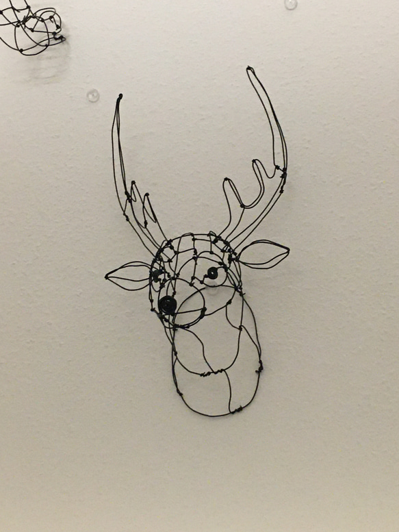 鹿 3Dワイヤーアート 3枚目の画像