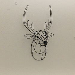 鹿 3Dワイヤーアート 4枚目の画像