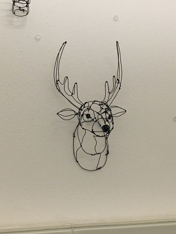 鹿 3Dワイヤーアート 4枚目の画像