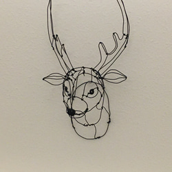 鹿 3Dワイヤーアート 6枚目の画像