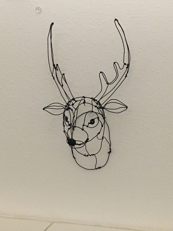 鹿 3Dワイヤーアート 6枚目の画像