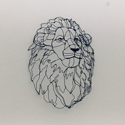 ライオン 3Dワイヤーアート 5枚目の画像