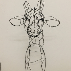 キリン 3Dワイヤーアート 3枚目の画像