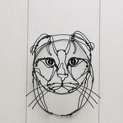 注文商品 猫 ワイヤーアート 3枚目の画像