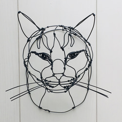 注文商品 猫 ワイヤーアート 4枚目の画像