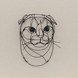 猫 3Dワイヤーアート (オーダー可) 8枚目の画像