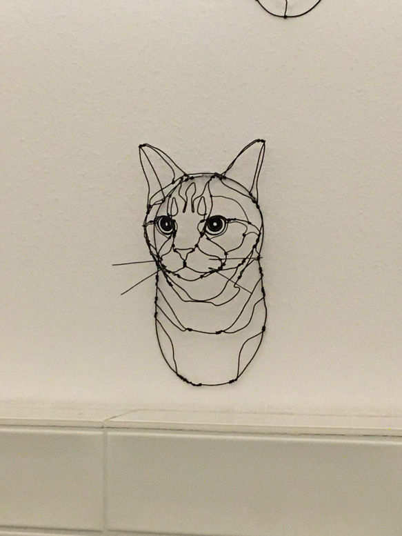 猫 3Dワイヤーアート (オーダー可) 9枚目の画像