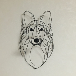 犬 3Dワイヤーアート (オーダー可) 10枚目の画像
