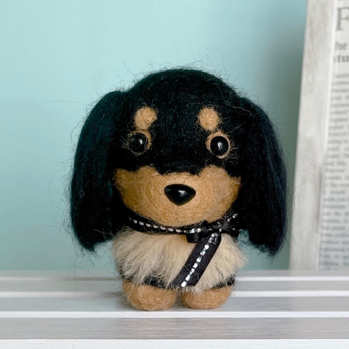 シーズー 犬 羊毛フェルトタレ目ちゃん - YURI-FELT'S GALLERY