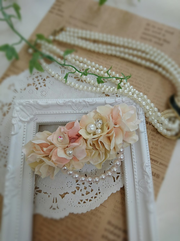 瓦萊塔的蓬鬆花瓣淡粉色珍珠 第1張的照片