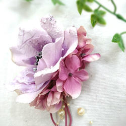 紫海葵紫胸花繡球 第2張的照片