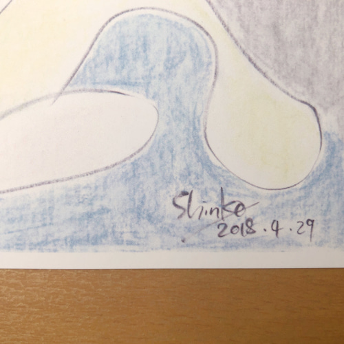 裸婦 / 抽象画 / カラフル / 額付き 絵画 SHINKO 通販 8839534