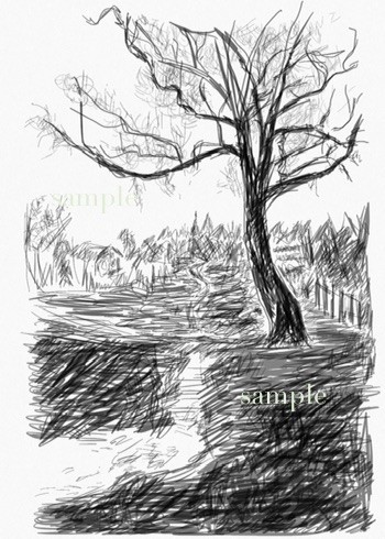 人気のファッションブランド！ 絵、風景画 絵画