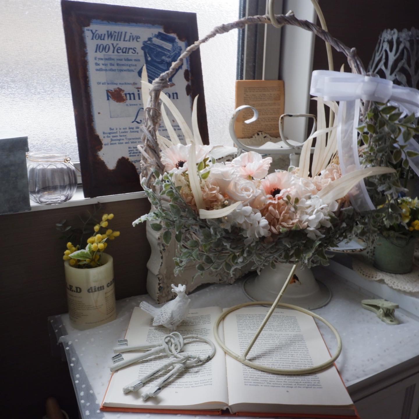 バスケットブーケ