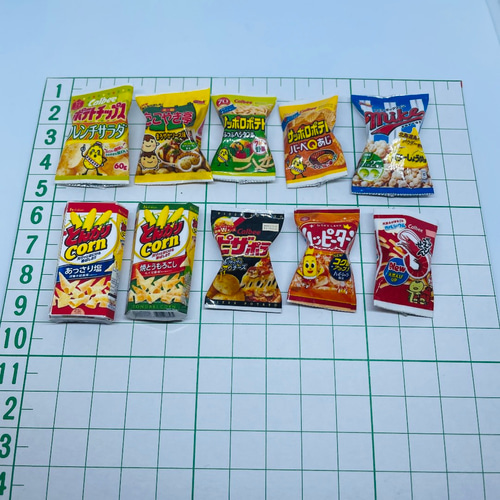 3個500円〜 ミニチュア お菓子パッケージ ドールハウス