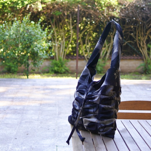 ☆黒デニムひらひらショルダーバッグ ショルダーバッグ Acotone ☆黒デニムひらひらショルダーバッグ ショルダーバッグ Acotone