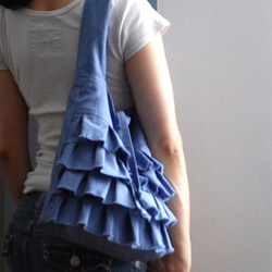 【SALE】Furi-furi Shoulder bag (赤三角) 9枚目の画像