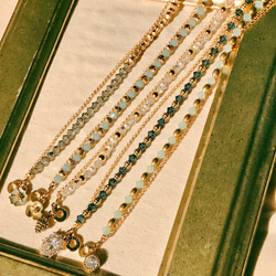 Les Ann•沙織的愛戀 施華洛世奇水晶雙層手鍊（LA0218） 第5張的照片