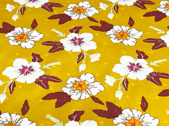Maureen Cracknell 110cm x 50cm 秋に咲く花/Yellow 1枚目の画像