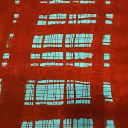 Keiko Goke 110cm x 50cmずつ切売 - Weaving check pattern 2枚目の画像