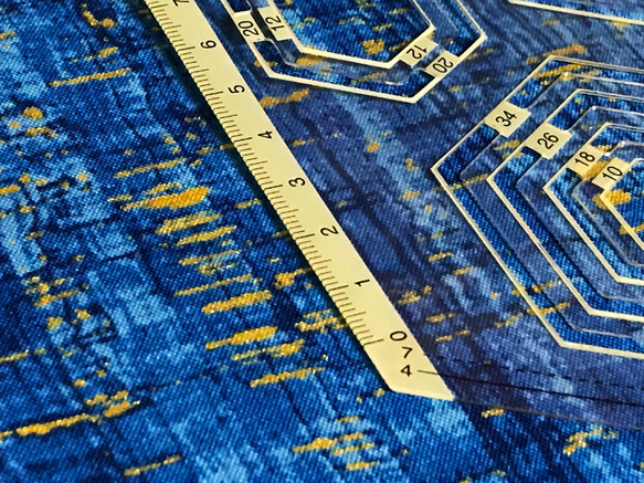 Windham 110cm x 50cmずつ切売 - Uncorked/Blue 3枚目の画像