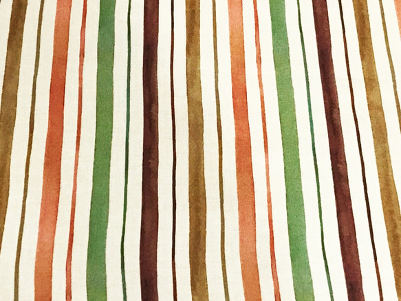 Michael Miller 110cm x 50cmずつ切売 - Velvet stripe/Beige 1枚目の画像