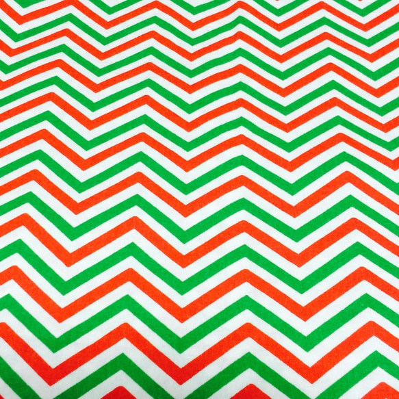 Christmas Colors 110cm x 50cmずつ切売 - ギザギザ 1枚目の画像