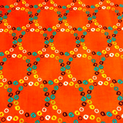 Jan Avellana 110cm x 50cmずつ切売 Orange 2枚目の画像