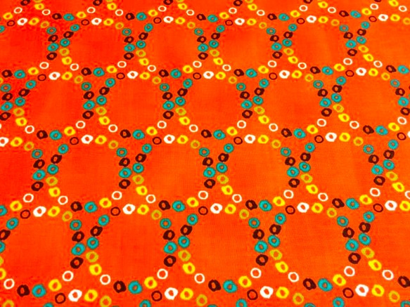 Jan Avellana 110cm x 50cmずつ切売 Orange 2枚目の画像