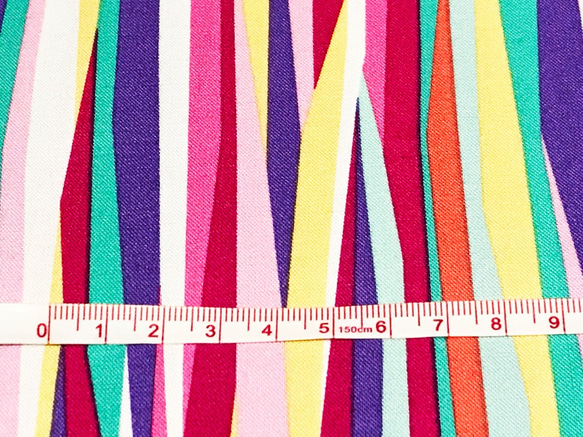 Michael Miller 110cm x 50cm Stripes Pop/Pink 3枚目の画像