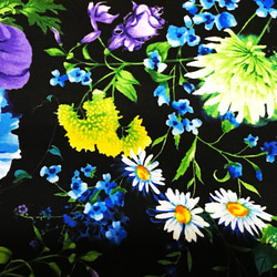 Chong-a Hwang 110cm x 50cmずつ切売 - Mystic Flowers 3枚目の画像