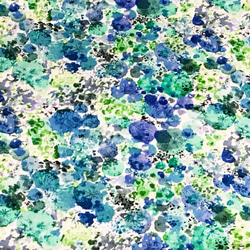 Betsy Olmsted 110cm x 50cmずつ切売 - キュリオの森/Blue&Green 2枚目の画像