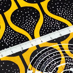 Shannon Newlin 110cm x 50cmずつ切売 - 雫/Yellow 3枚目の画像