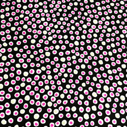 Sarah Campbell 110cm x 50cm Double Dots/Black 2枚目の画像