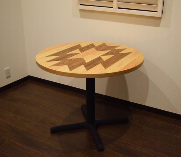 オルテガ柄サイドテーブル　NO.14 オルテガ柄サイドテーブル NO.14