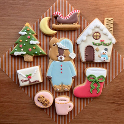 2020年『クリスマス』クッキーセット／くまお 1枚目の画像