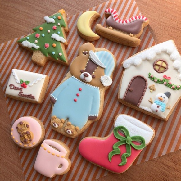 2020年『クリスマス』クッキーセット／くまお 2枚目の画像