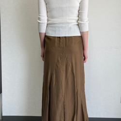 キュプラレーヨンマーメイドスカート 3枚目の画像