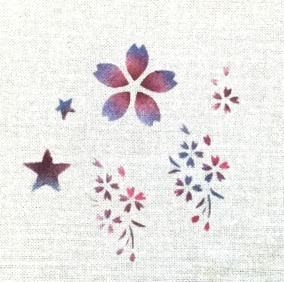 楽しむ♫おうちで伝統工芸型染めワークショップ 3枚目の画像